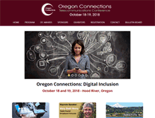 Tablet Screenshot of oregonconnections.info